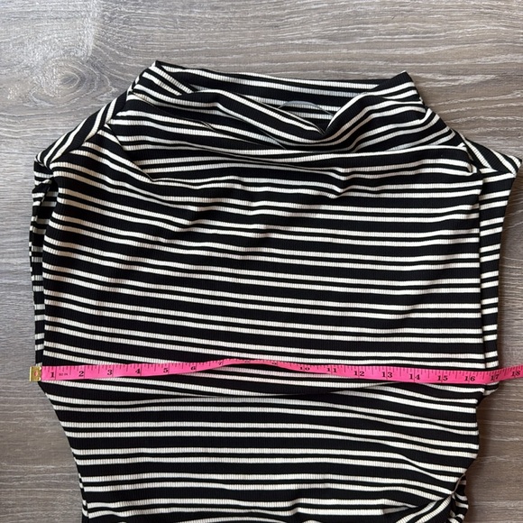 By Anthropologie Mock-Neck Ribbed Knit Dress Medium - Picture 9 of 12